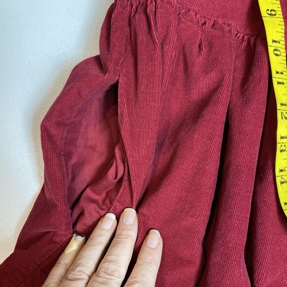Universal Thread Womens Dress Cotton Corduroy Cranberry Red Inseam Pockets Sz XL - Picture 7 of 10